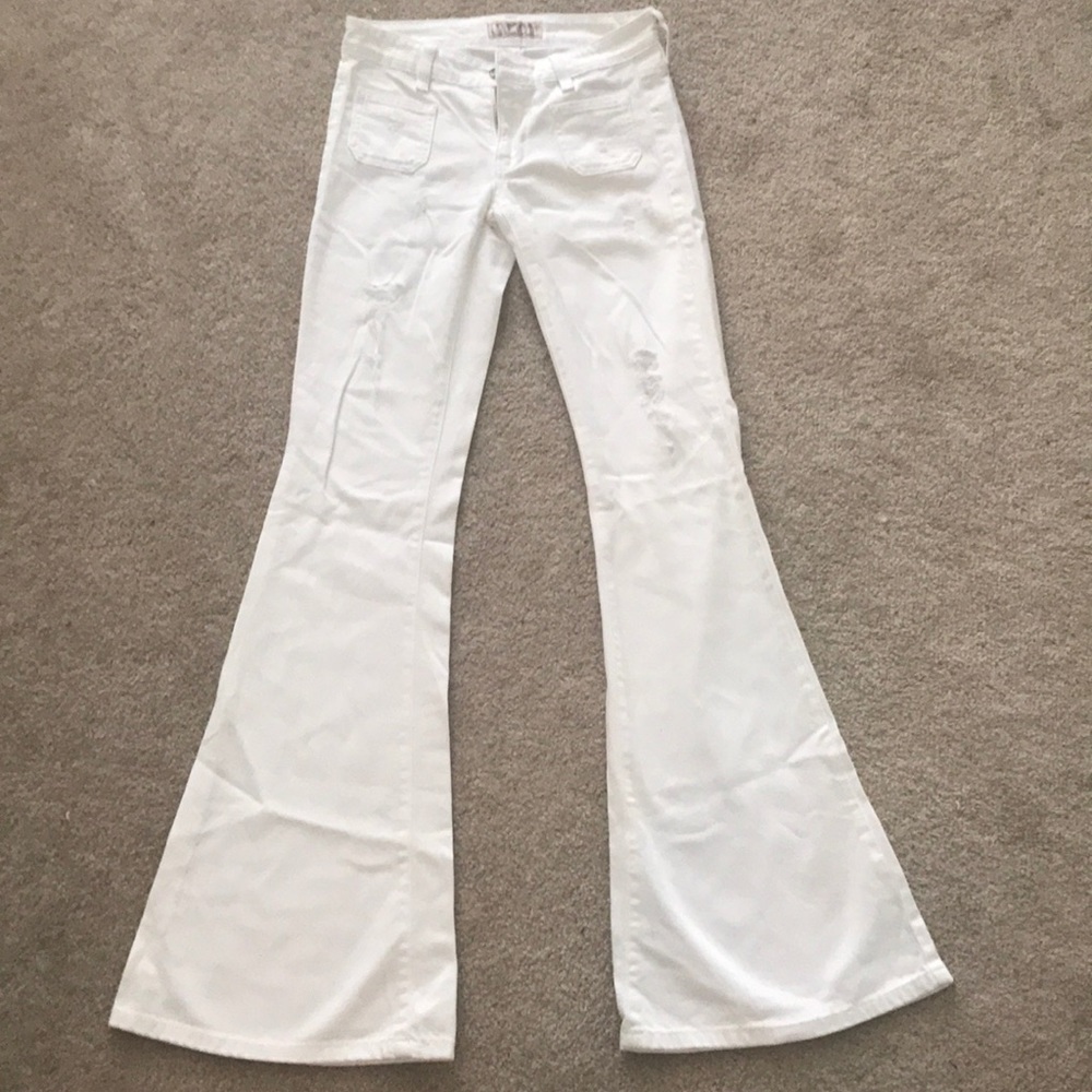 Sold out Guess Disco Flare XS White Jeans